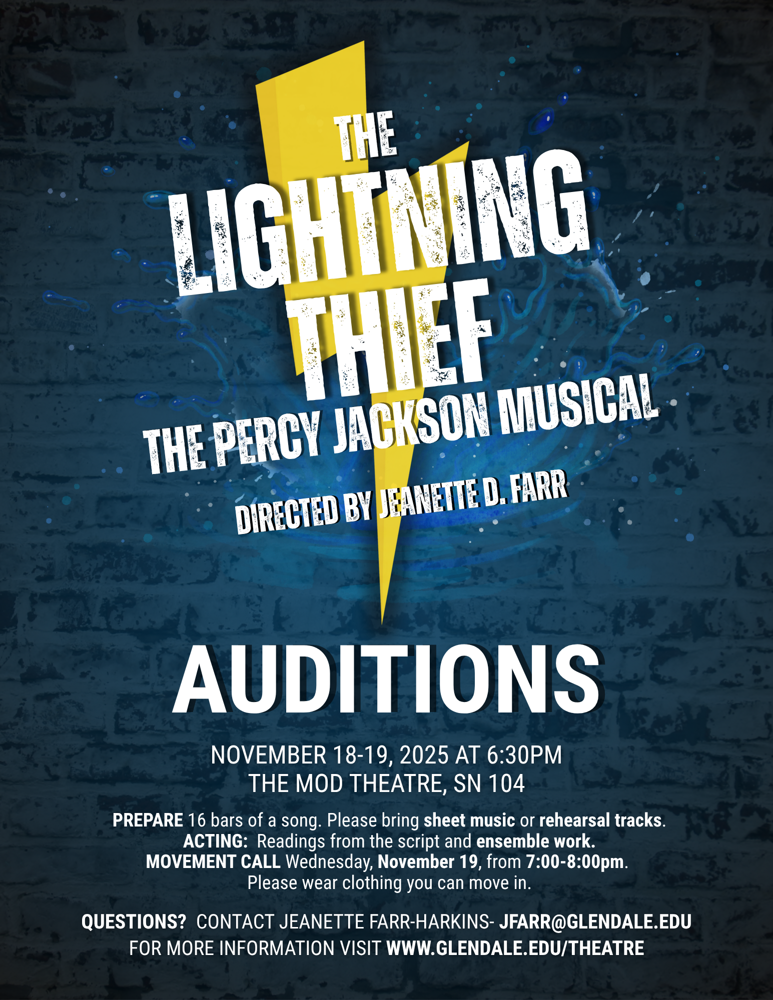 PERCY_Audition Flyer