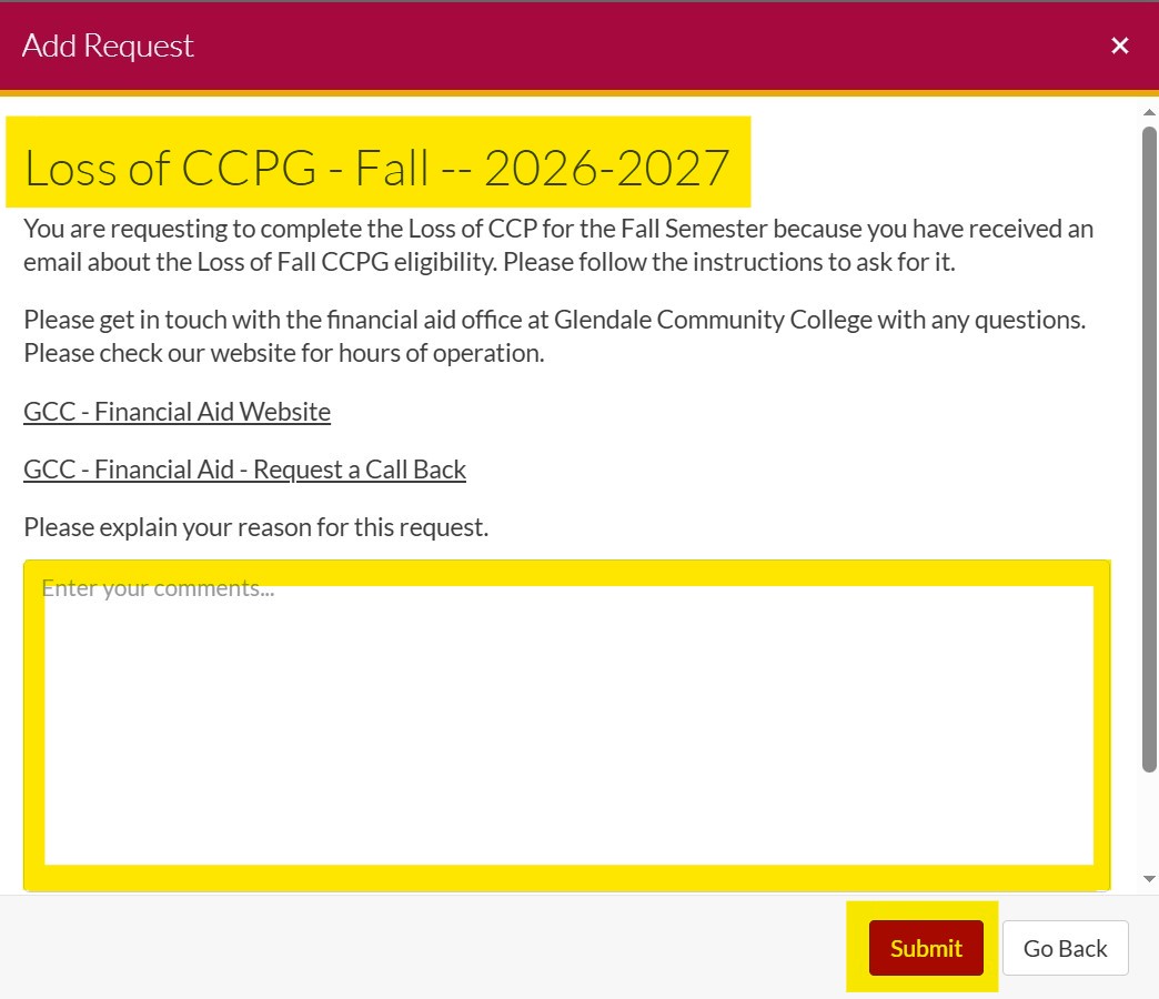 loss of ccpg appeal