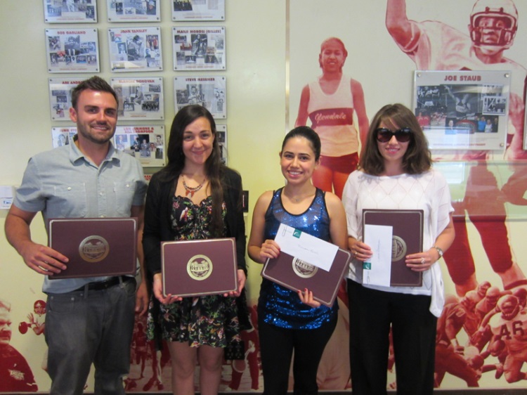 Classified Council Student Worker Scholarship Recipients 2014