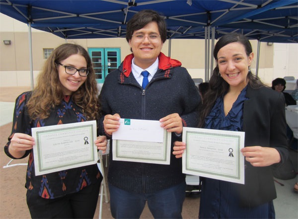 2015 Classified Council Student Worker Scholarship Recipients