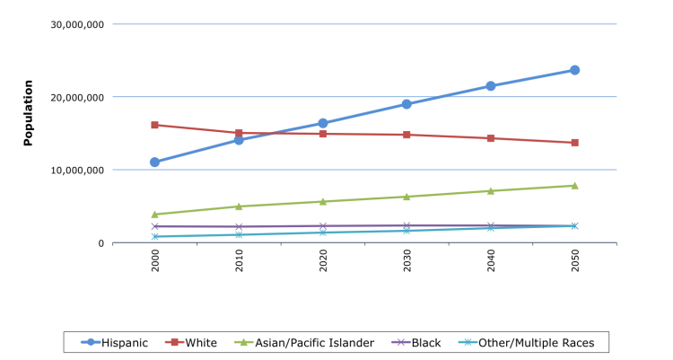 Ethnicity Projection California