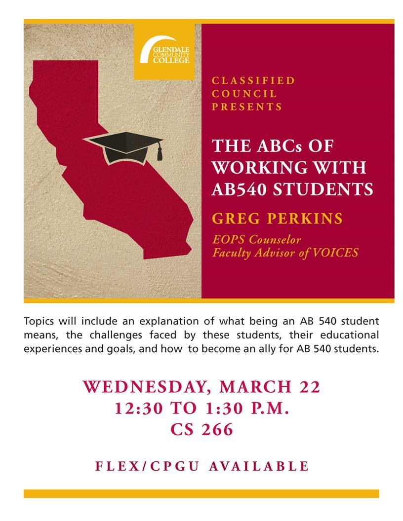 The ABCs of Working with AB 540 Students