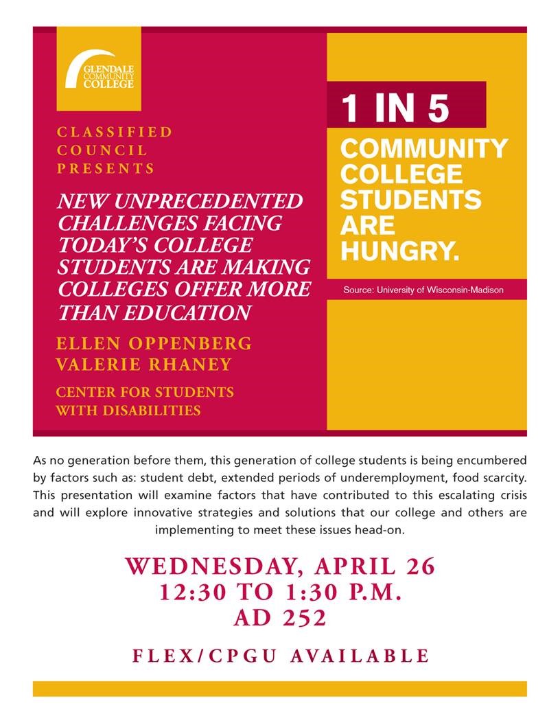 1 in 5 Community College Students Are Hungry