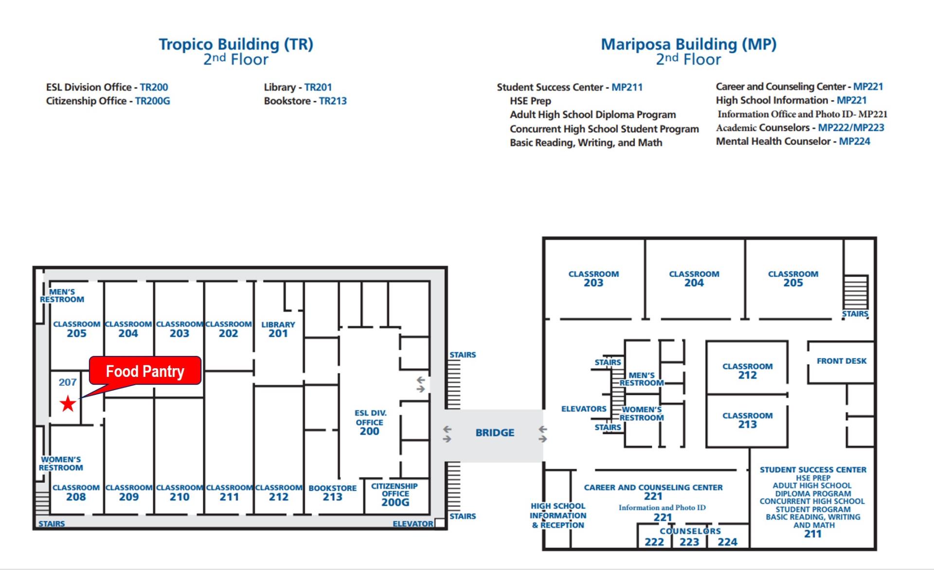 garfield pantry map