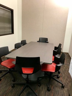 Study room with 8 seats