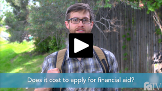 Does it cost to apply for financial aid?