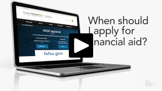 When should I apply for financial aid?