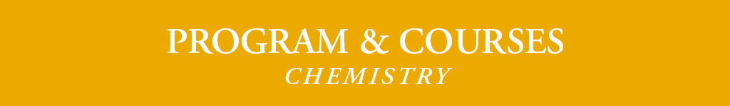 Chemistry Program and Courses