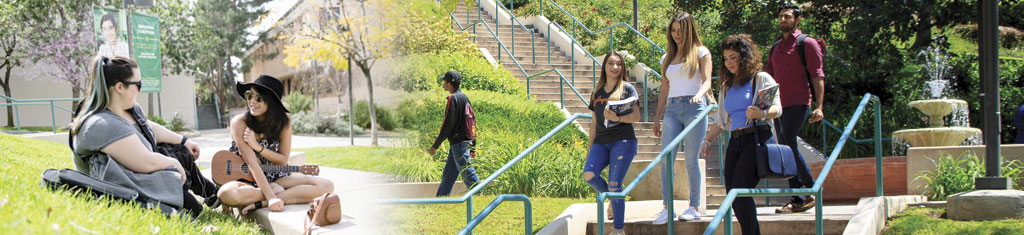 Students on Plaza Vaquero