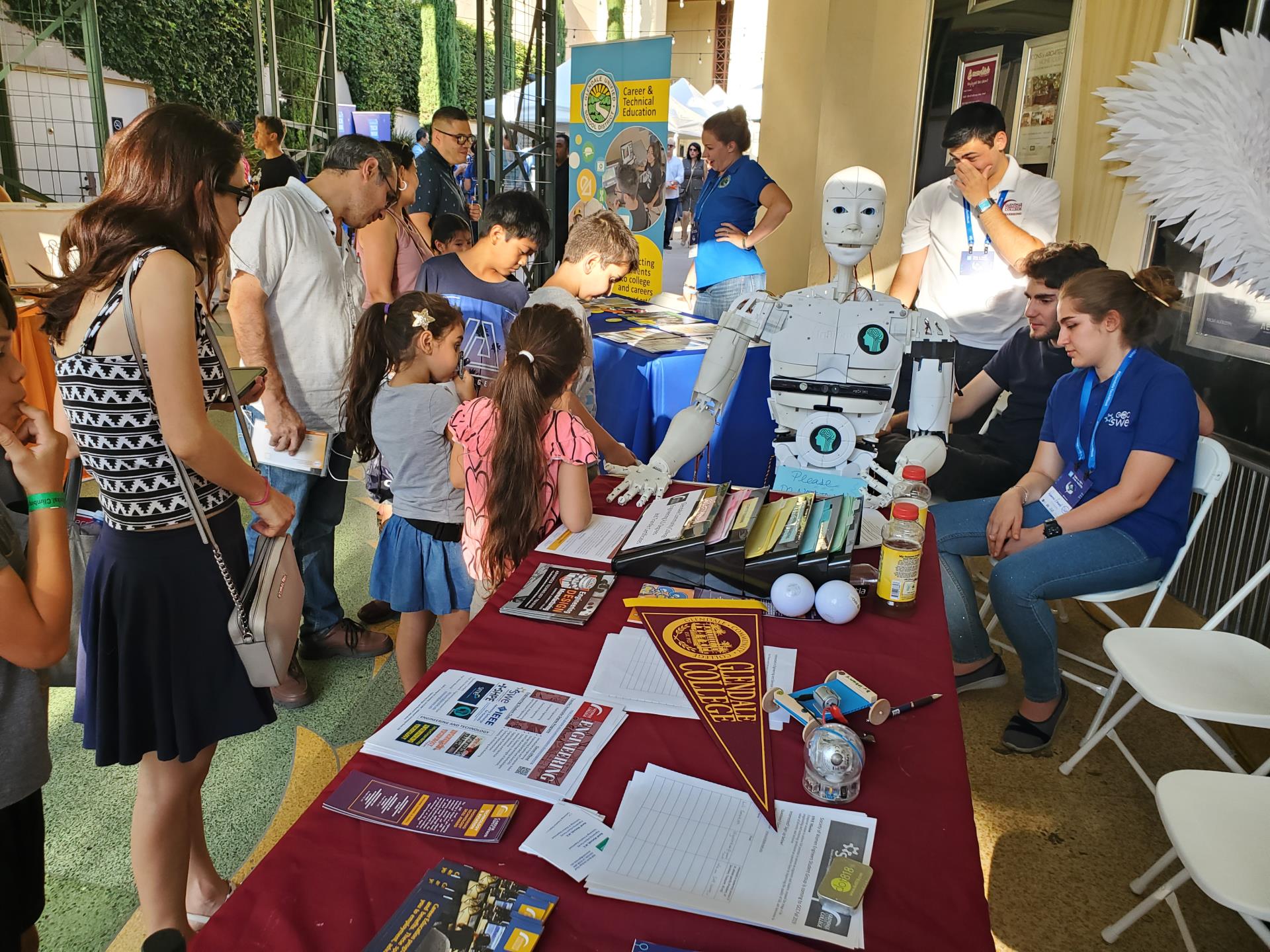 Glendale Tech Week Engineering Department and Student Groups (SWE & Phoenix Club)