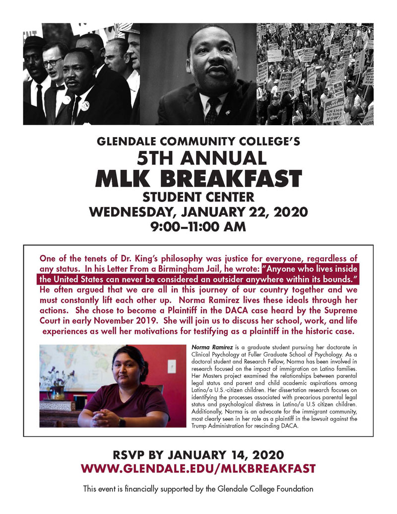 2020 MLK save the date flyer