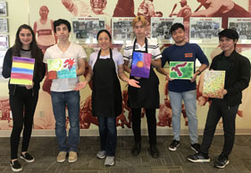 filipinx 2019 students participating Healing through Art