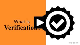 What is verification?