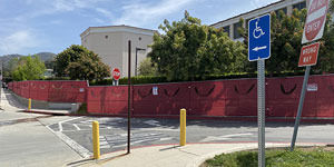 Protective Fencing on North Verdugo Road