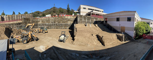 New Science Building Work Site