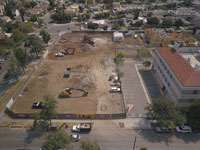 Major Progress in Garfield/Parking Landscape Project