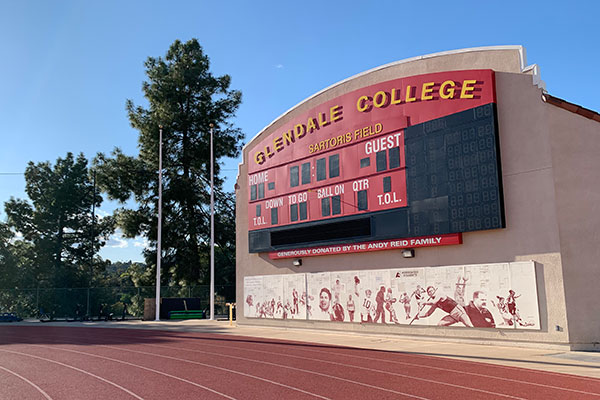 Athletic Field scoreboard