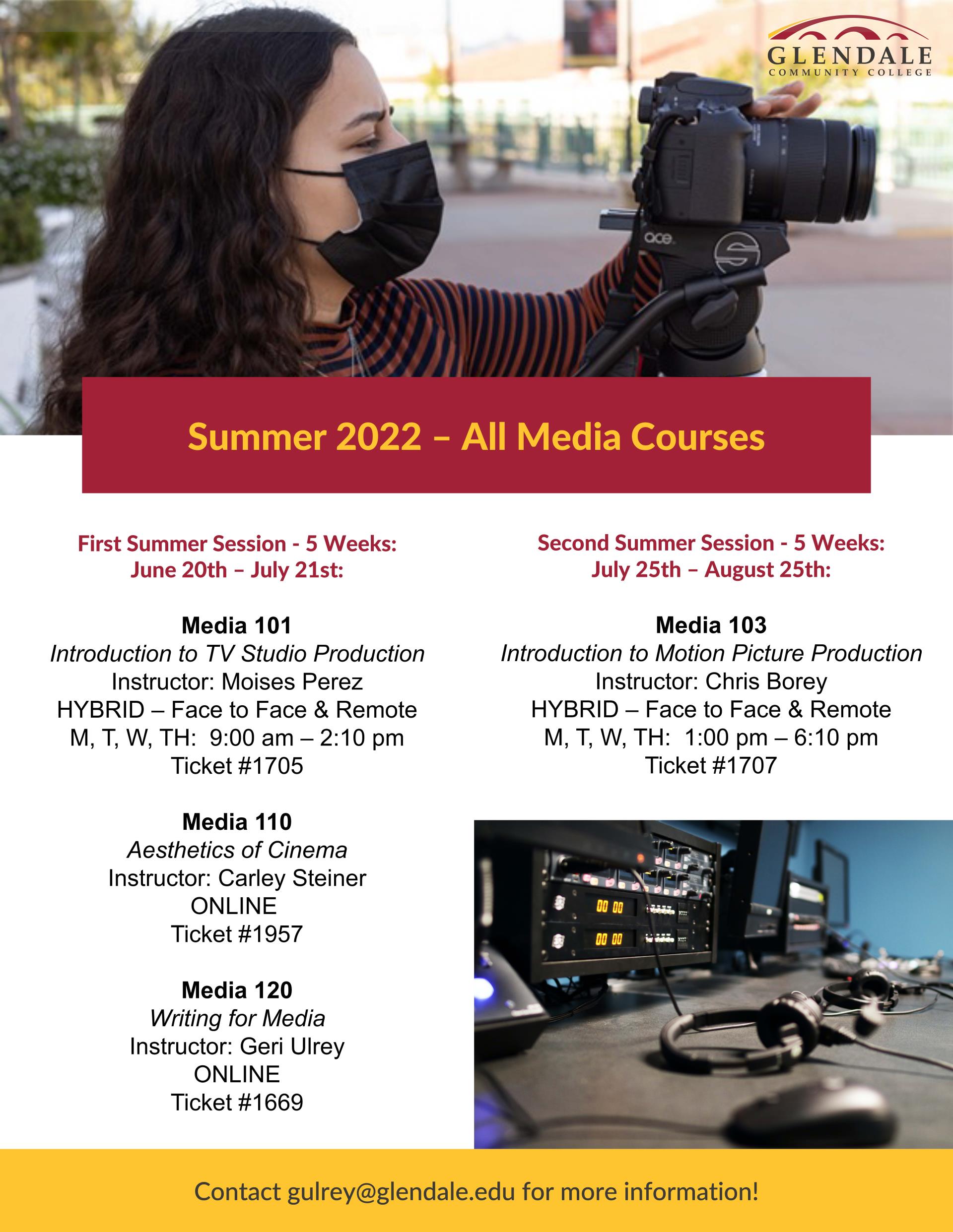 FTVM Summer CLasses 22