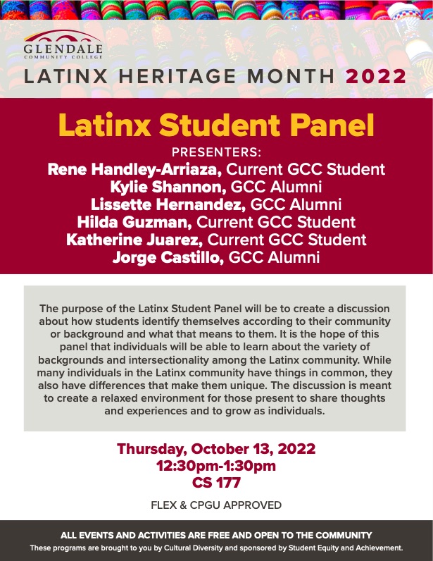 Latinx Student Panel