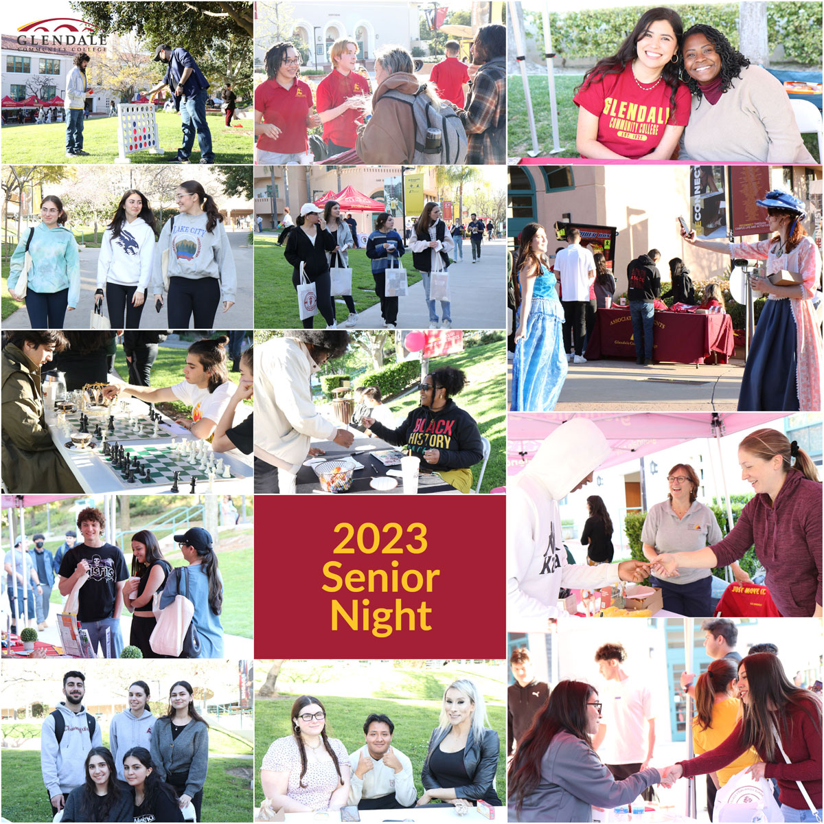 2023 Senior Night Collage