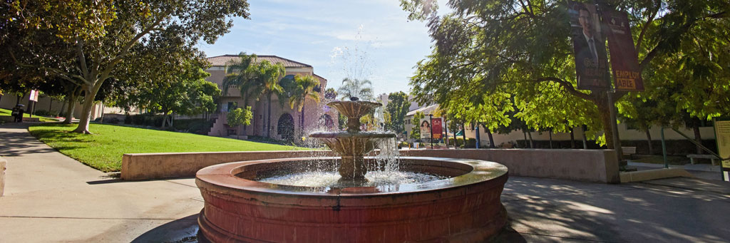 View of fountain