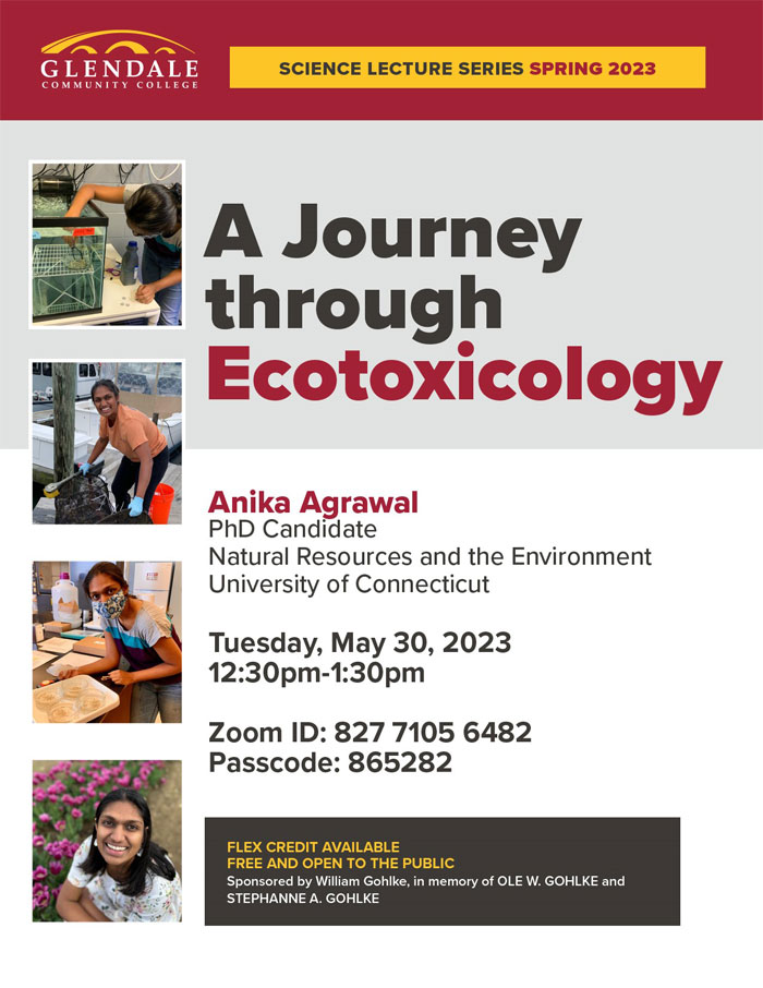 5/30/23: A Journey through Ecotoxicology a Science Lecture Series presentation