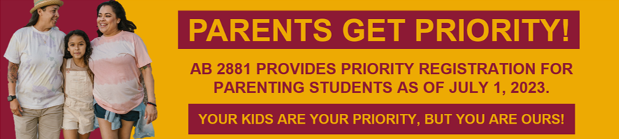 Priority registration for parenting students starts July 1, 2023