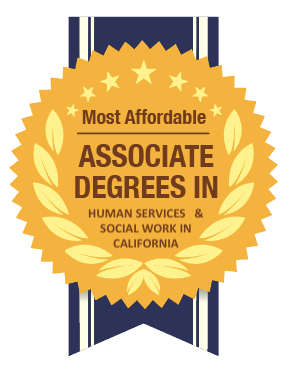 Most affordable associate degrees in social work in California