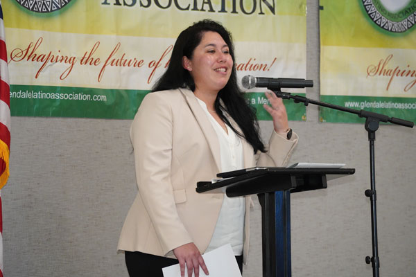 GCC counselor Cynthia Vazquez-Gonzalez hosted the presentation of scholarships