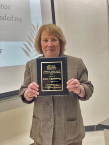 Parker Award Recipient Ellen Oppenberg Gives Presentation