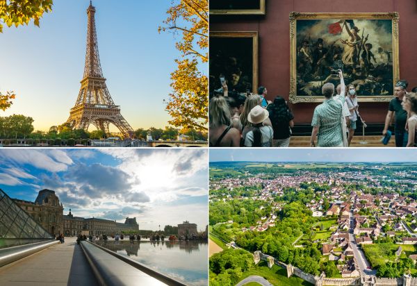 France featuring Eiffel Tower, Louvres, Versailles, Provins