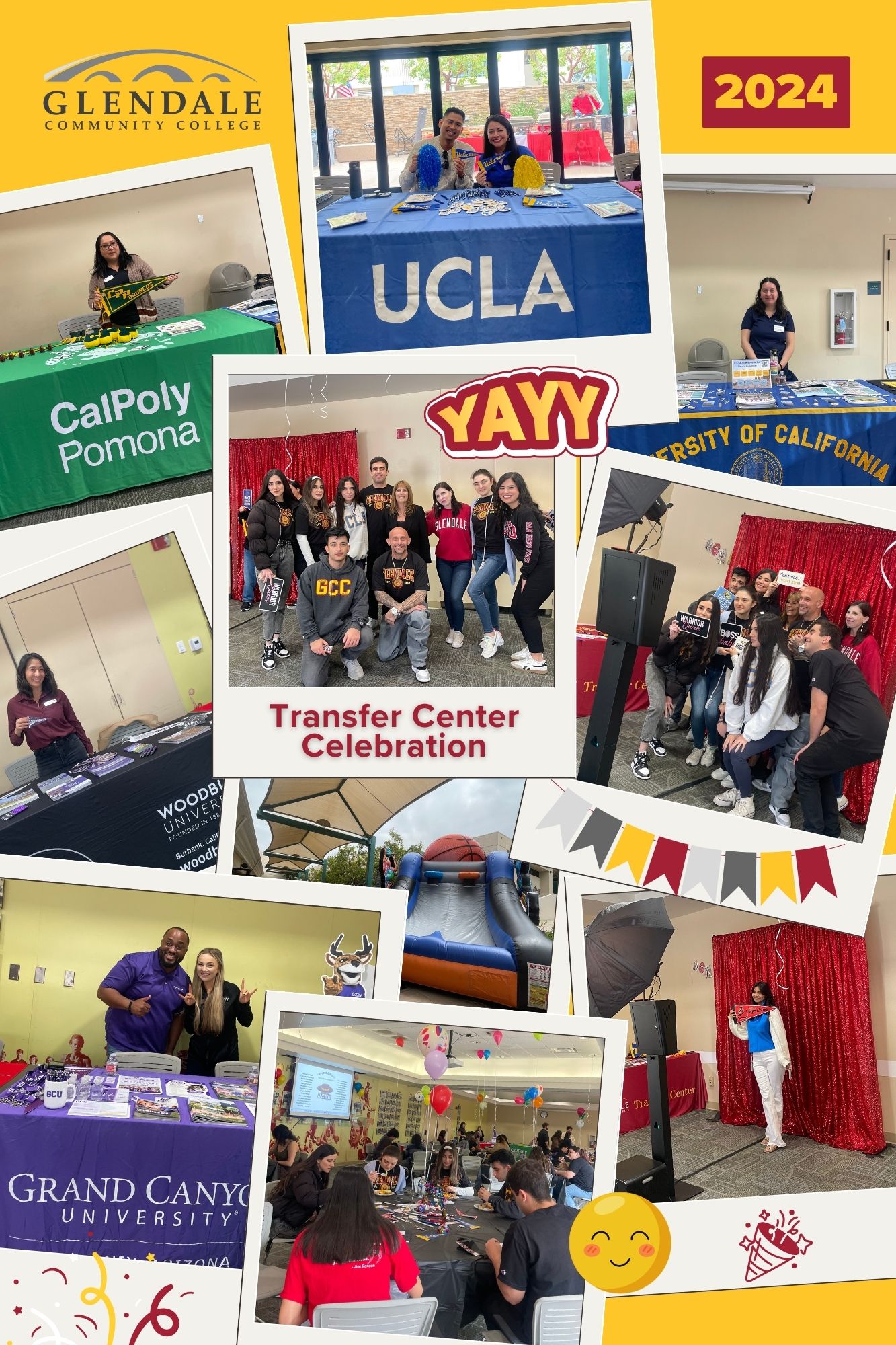 Transfer Center Celebration photo collage