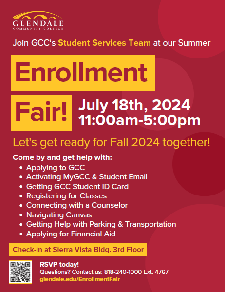 Enrollment Fair flyer