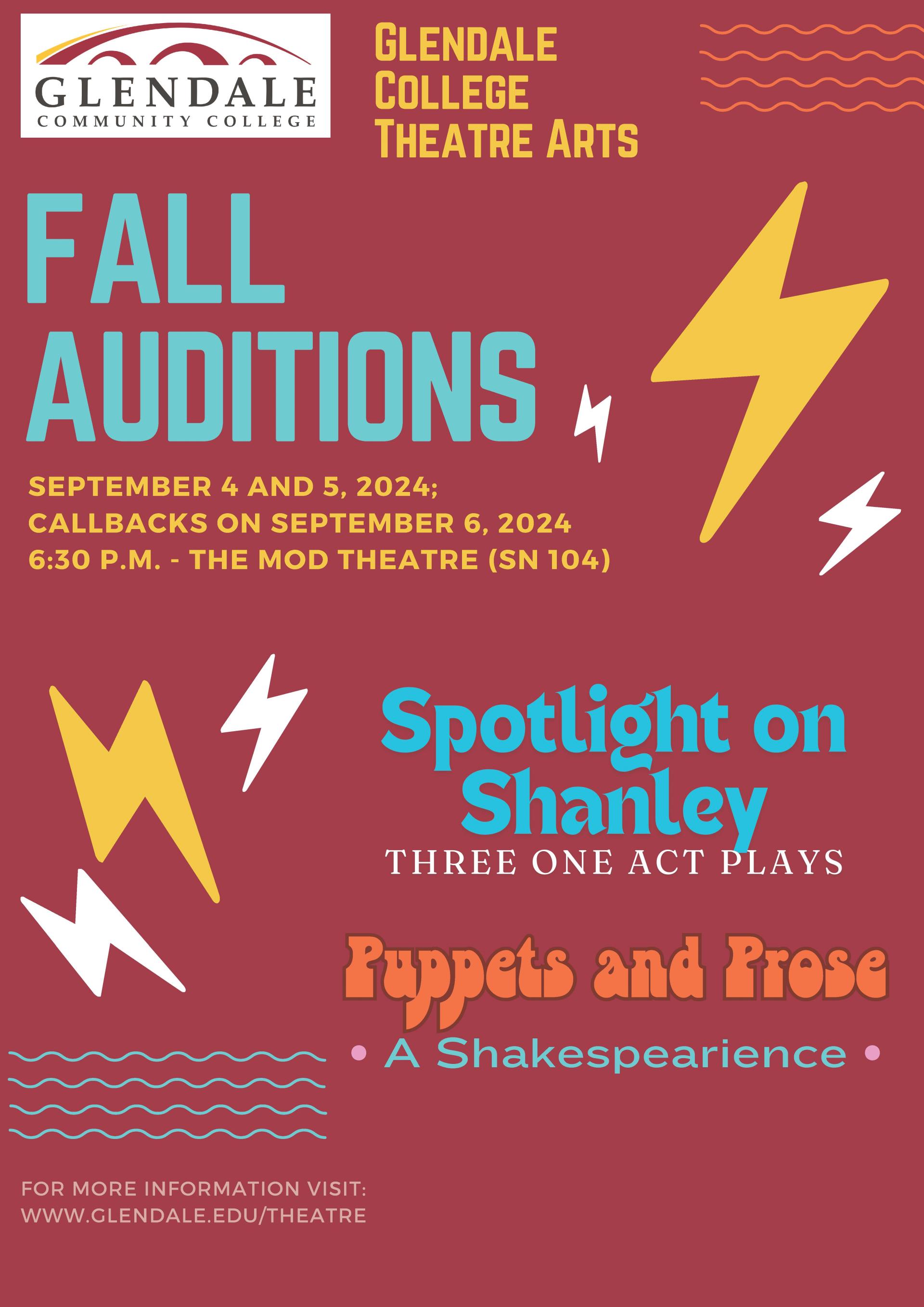 F24 Audition Flyer