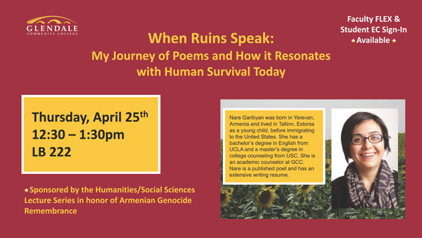 HSSL 4/25/24: When Ruins Speak by Nare Garibyan