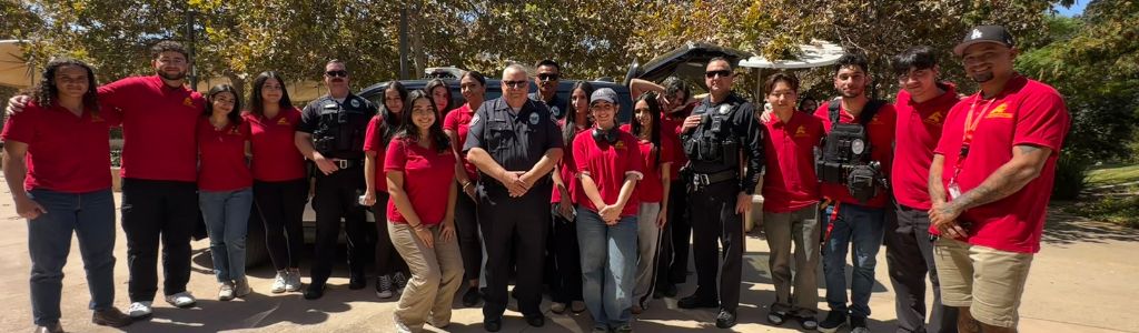 College Police and students