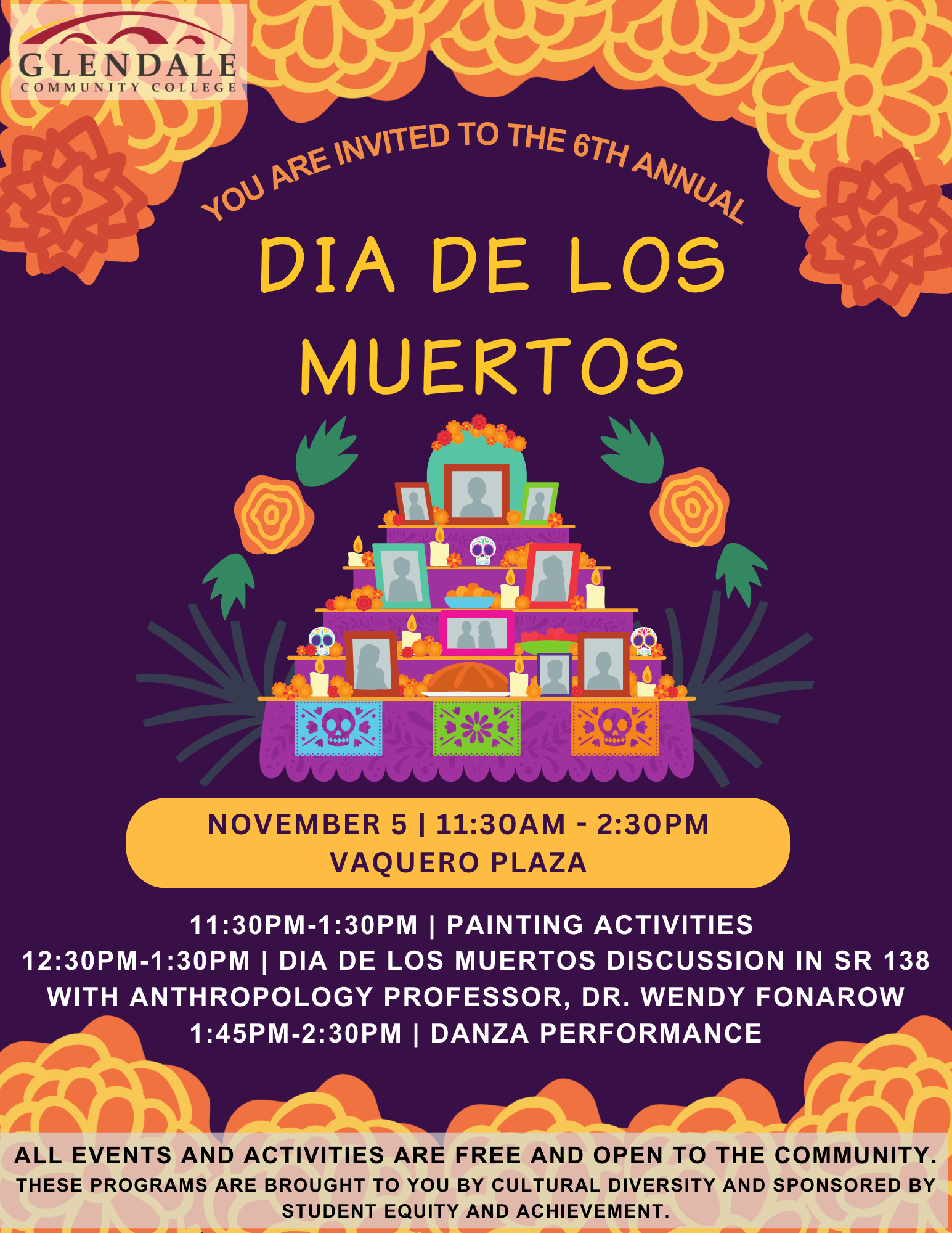 Día de Muertos Flyer 