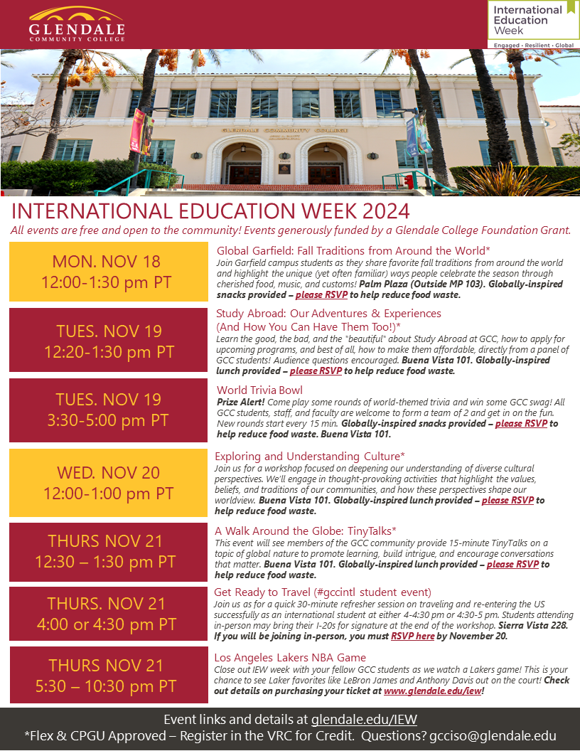 2024 IEW Full Flier; International Education Week