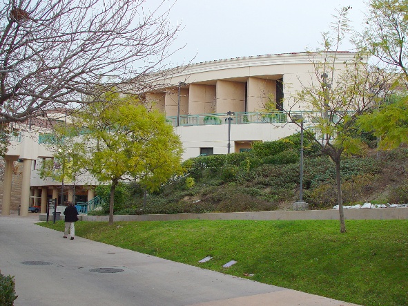 Library Building view from San Gabriel plaza