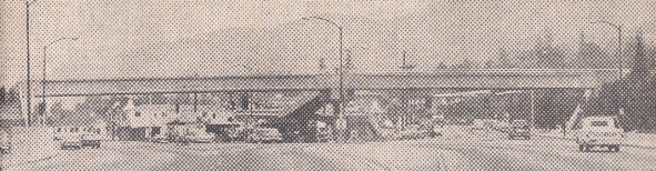 Newspaper clipping of bridge from GCC over Verdugo Road